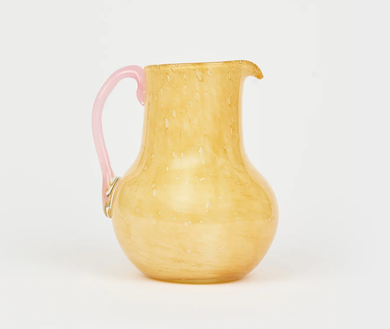 Bubble Glass Round Pitcher