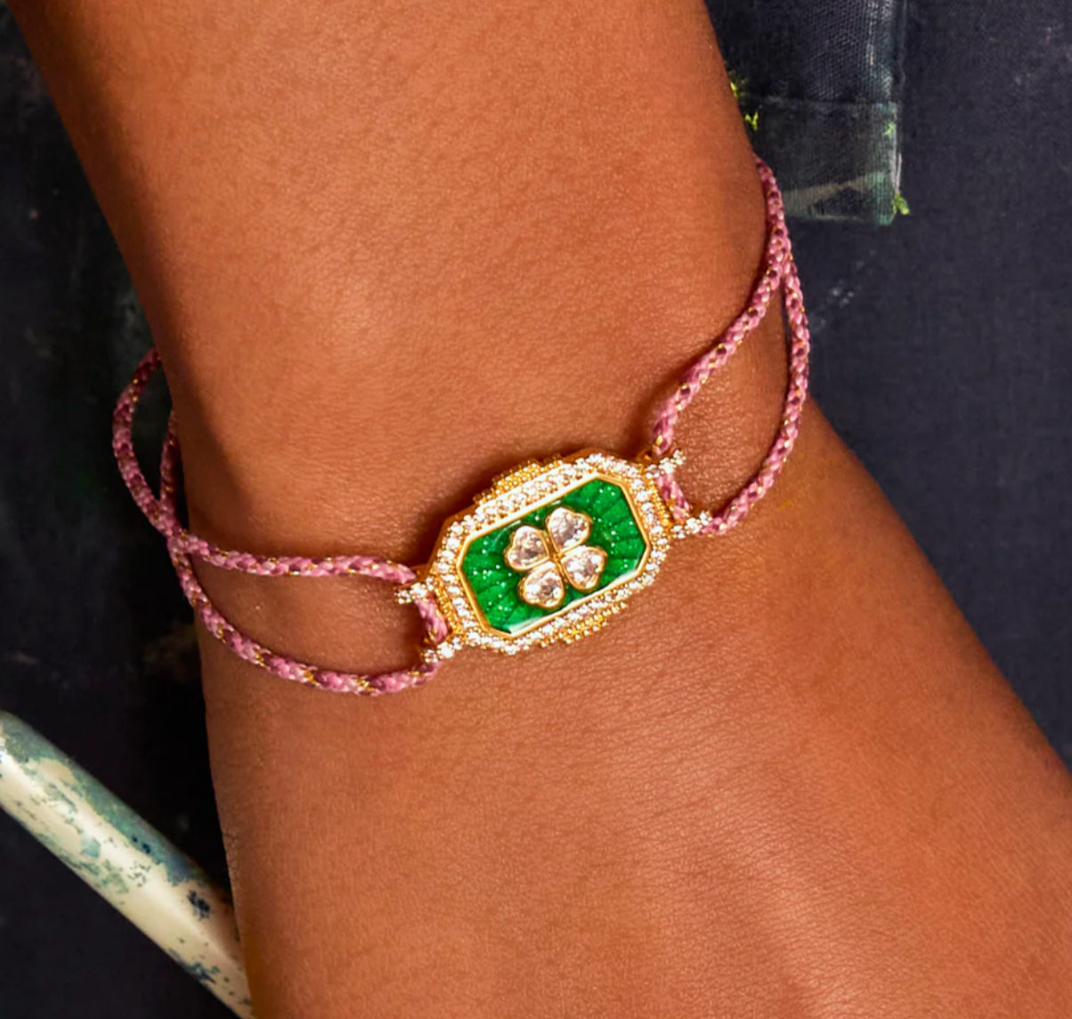 Trefle Boheme Cord Bracelet