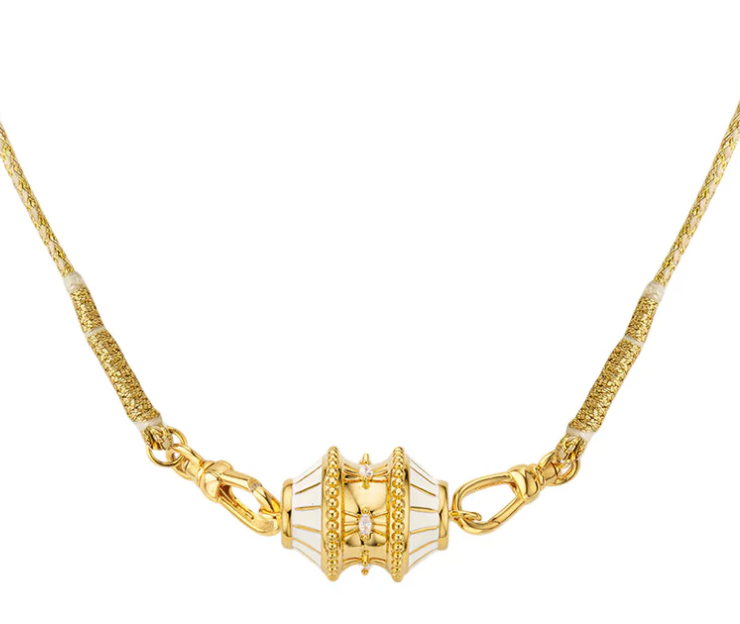 Ivory Big Talisman Cord Necklace