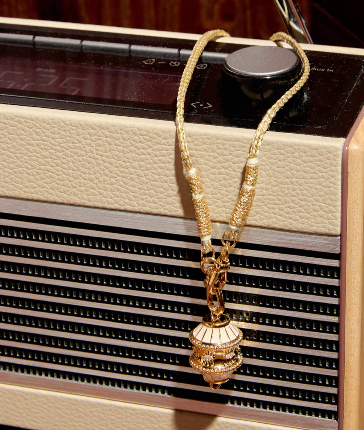 Ivory Big Talisman Cord Necklace