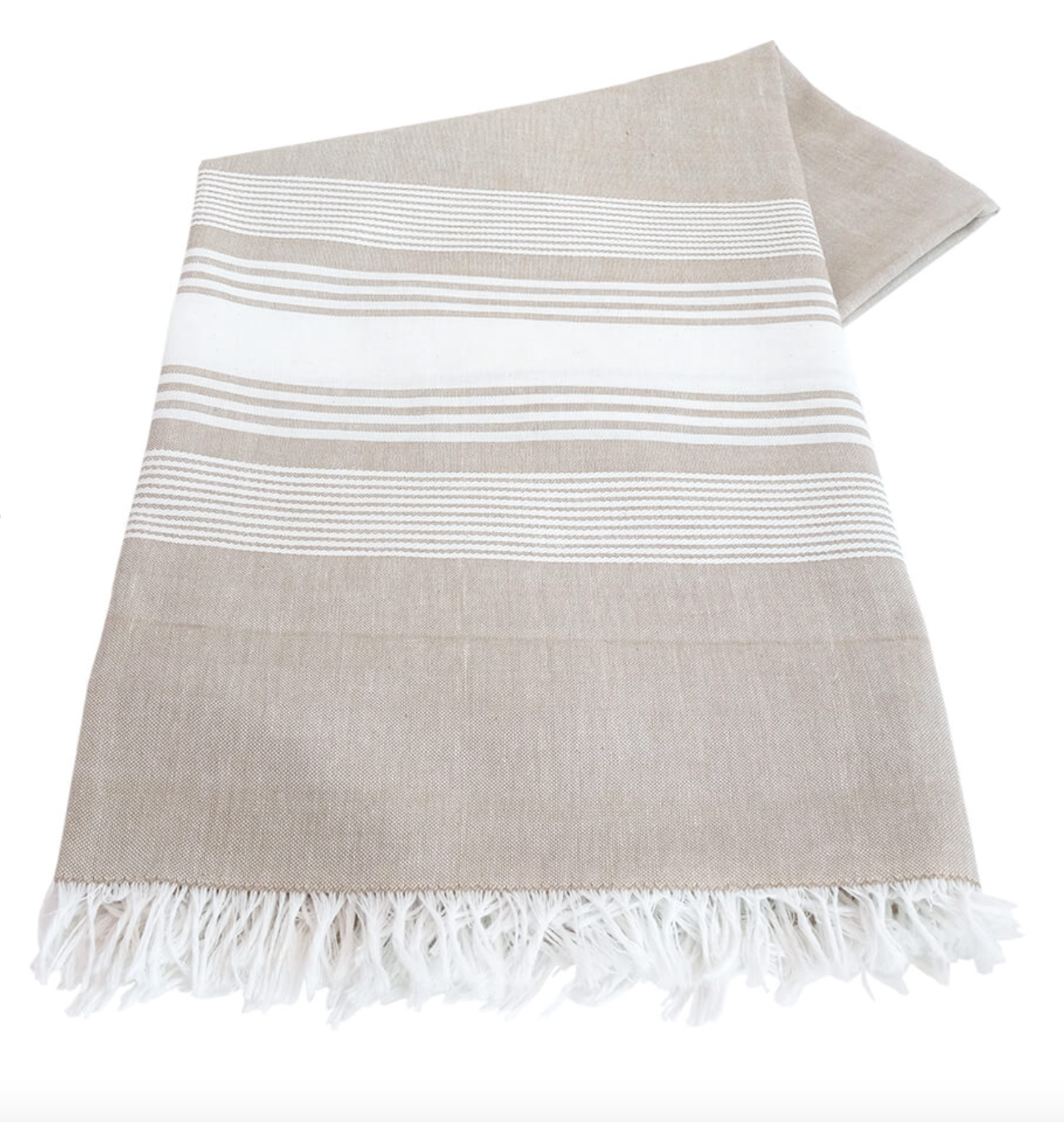 Wheat Runner with White Stripes