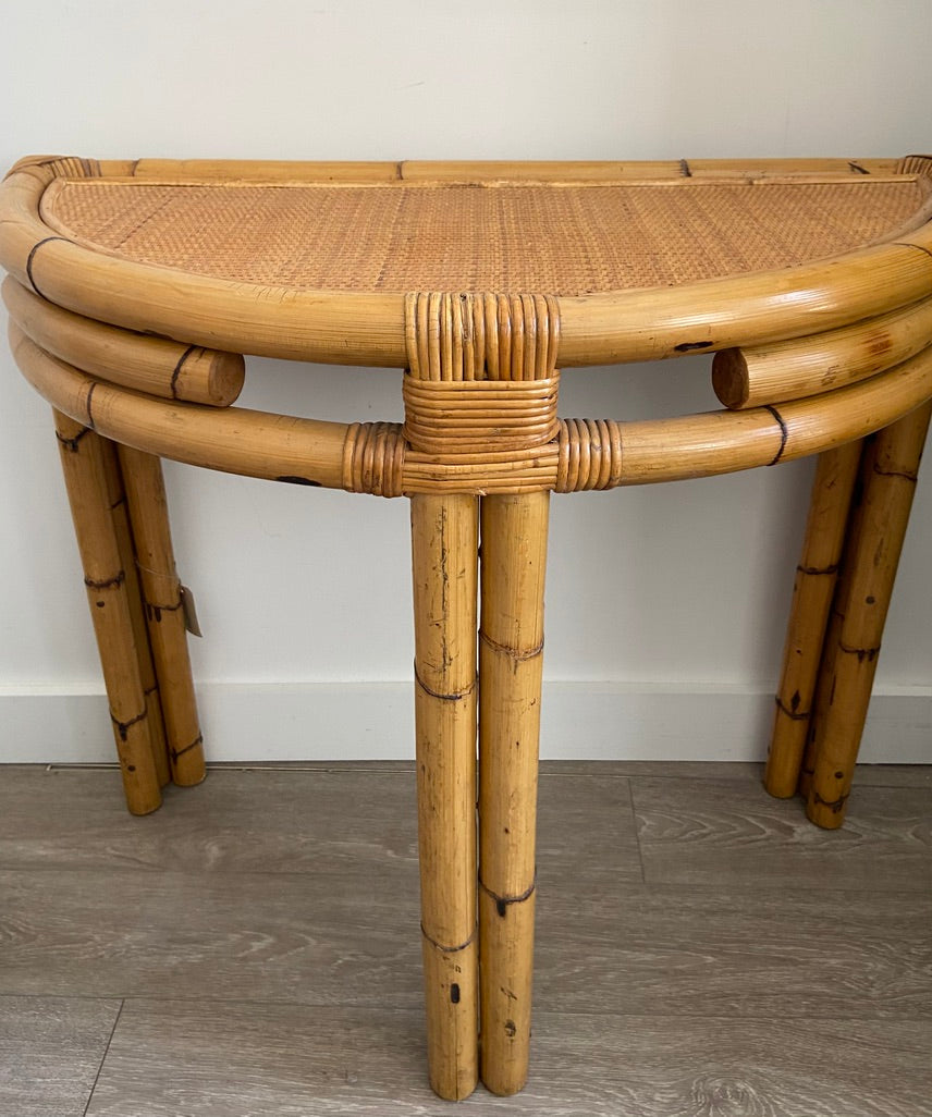 Italian Small Bamboo Console