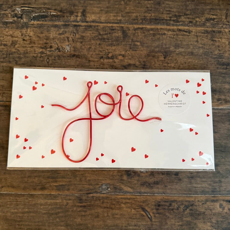 Calligraphy Word Sculpture