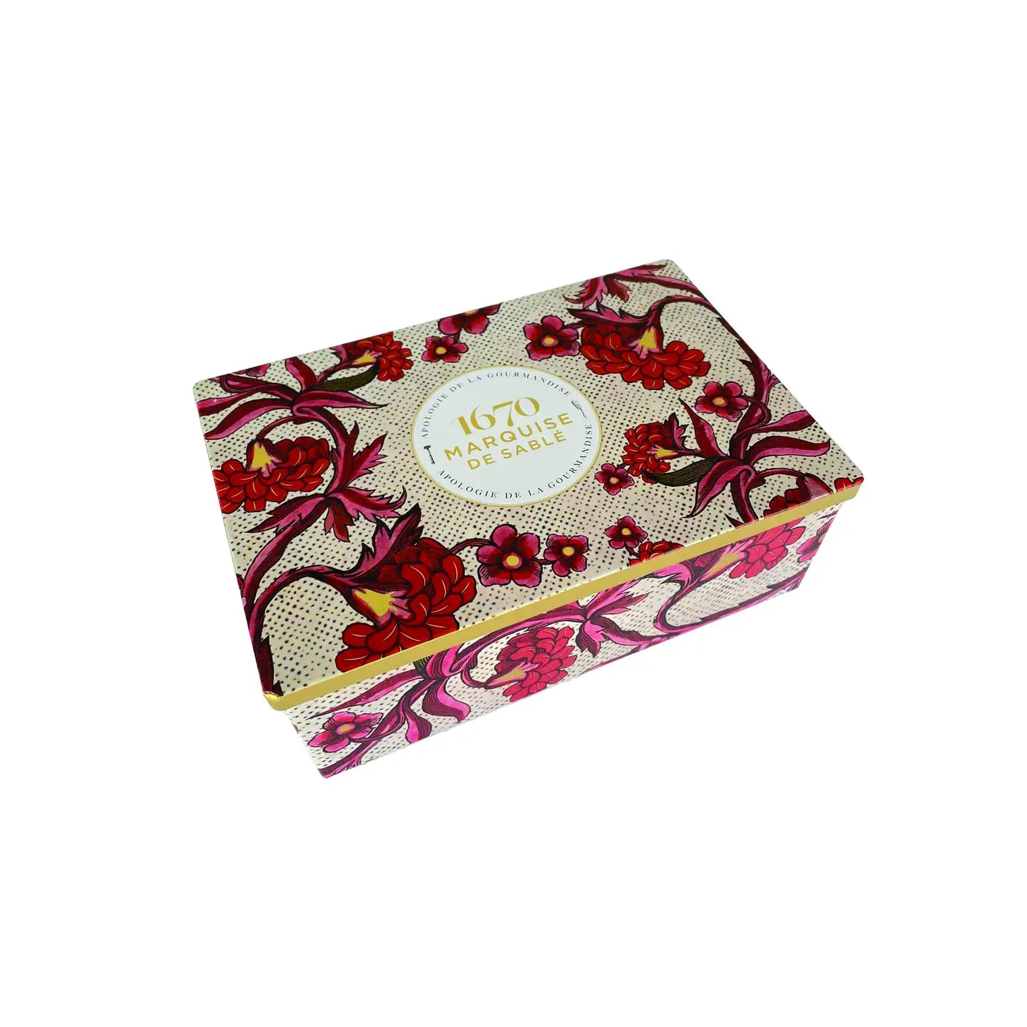 La Sablesienne "Floral Reverie" Shortbread Biscuit Assortment in a Decorative Tin