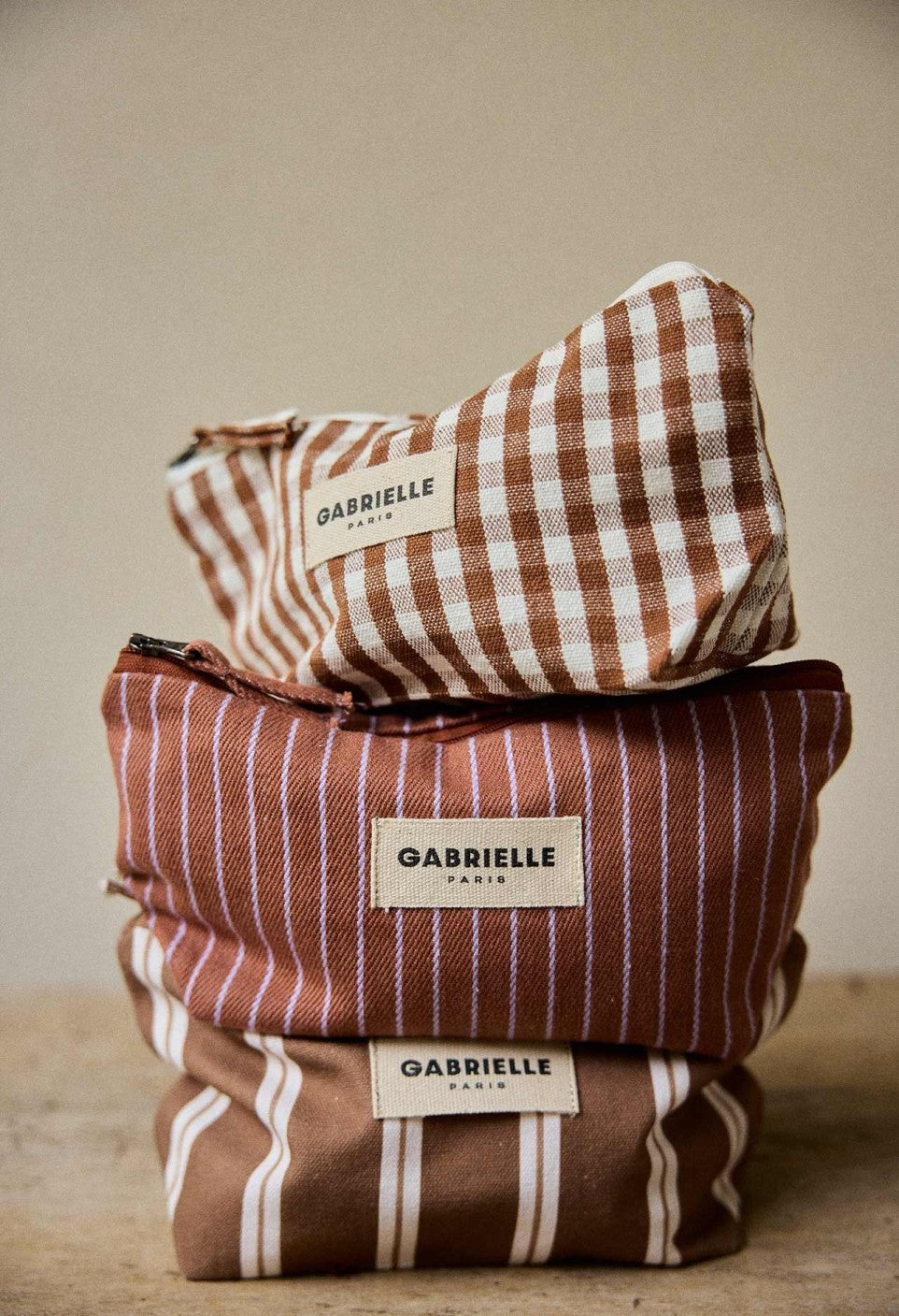 Beauty Pouch 9 1/2"long x 3"deep x 4 1/2"high