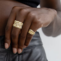 Vice Versa Boa Pinky Ring