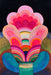 Caroline Rennequin Framed Flower Painting 40" x 26" - Homebody Denver