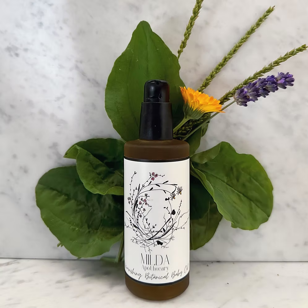 Milda Apothecary Nourishing Botanical Baby Oil
