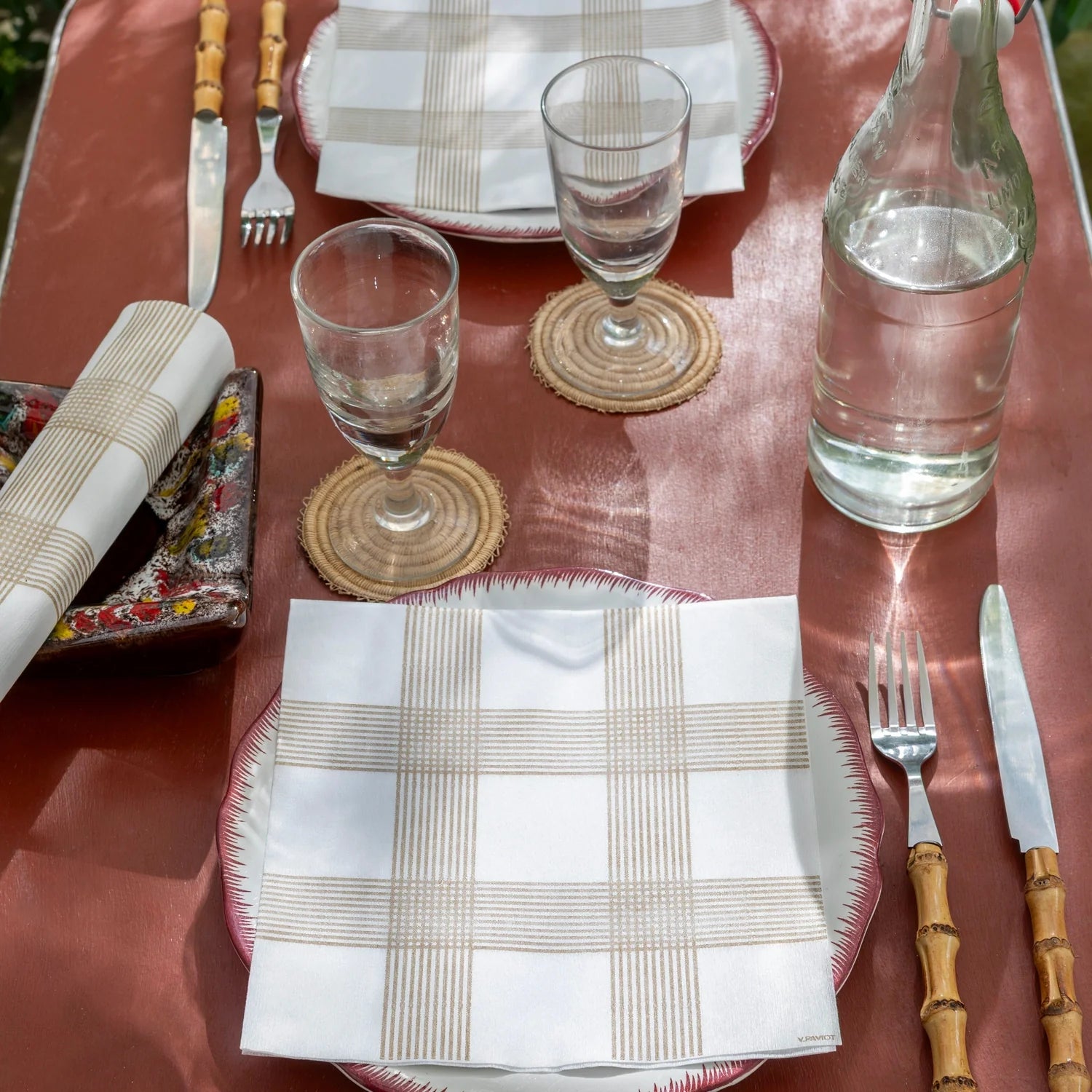 Françoise Paviot Paper Dinner Napkins 16"x16"