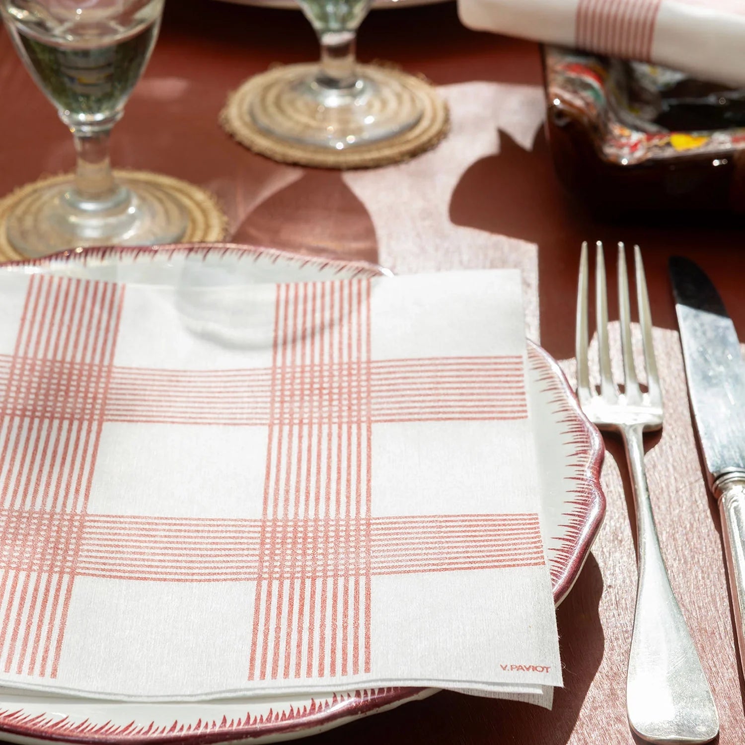 Françoise Paviot Paper Dinner Napkins 16"x16"