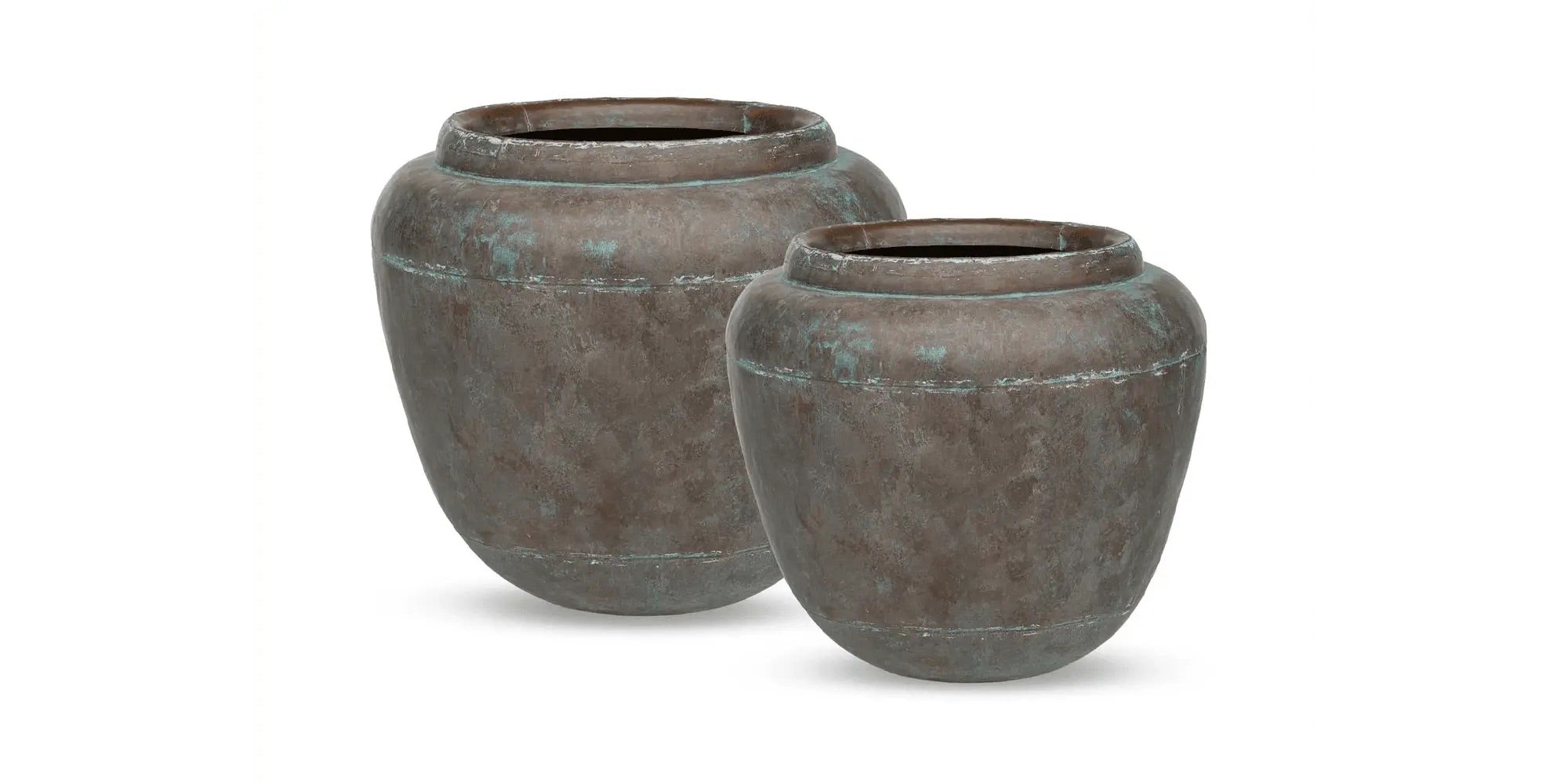 Vase Mumbai Large Natural Brass