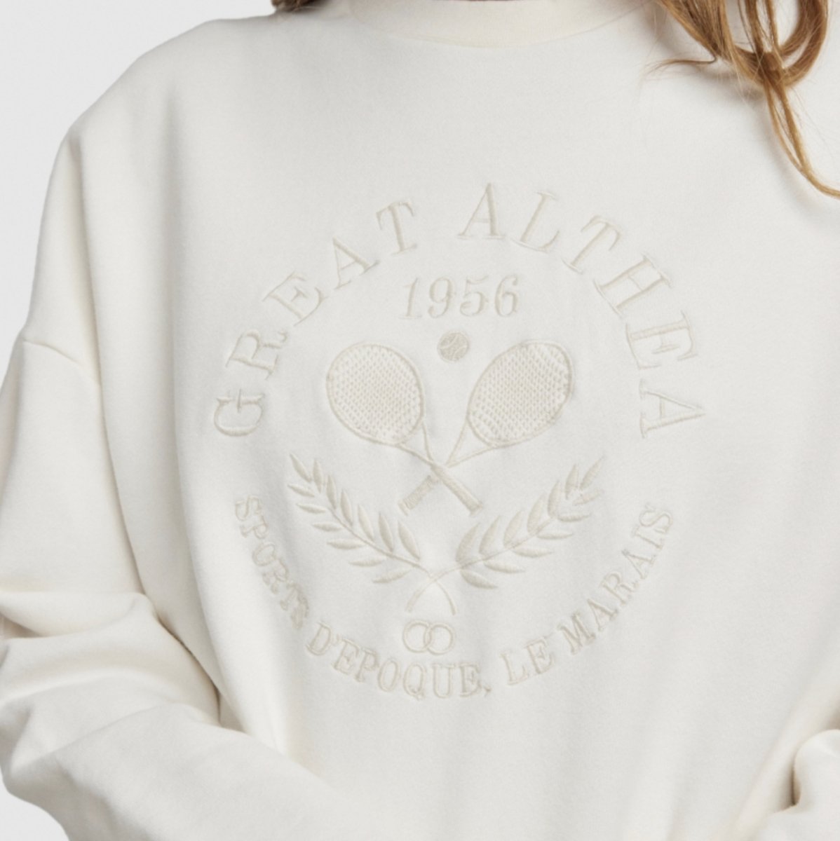 Ladies Sweatshirt "Great Althea", Off White - Homebody Denver