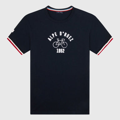Men's T-Shirt Alpes D'Huez, Navy - Homebody Denver