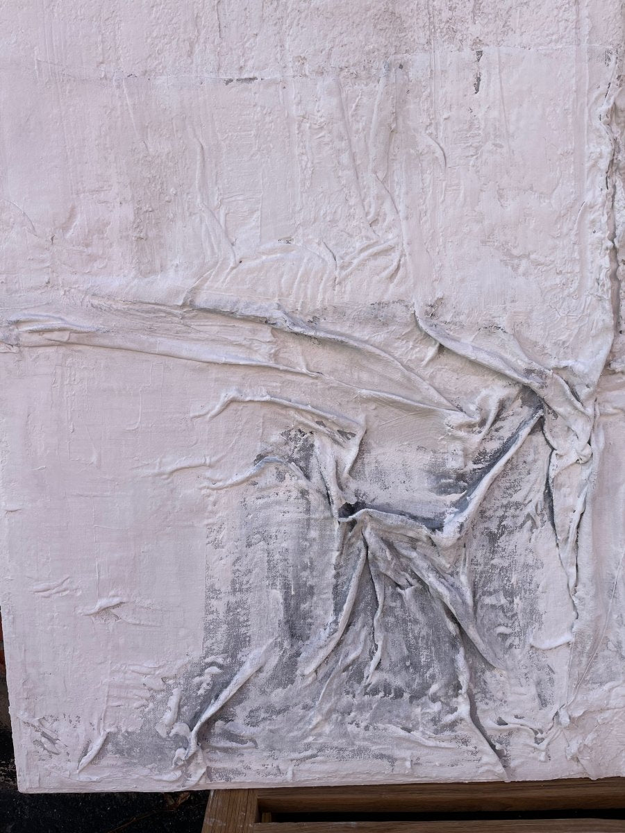 Mixed Media Painting by Sand Breton (2021) 51” x 63” - Homebody Denver
