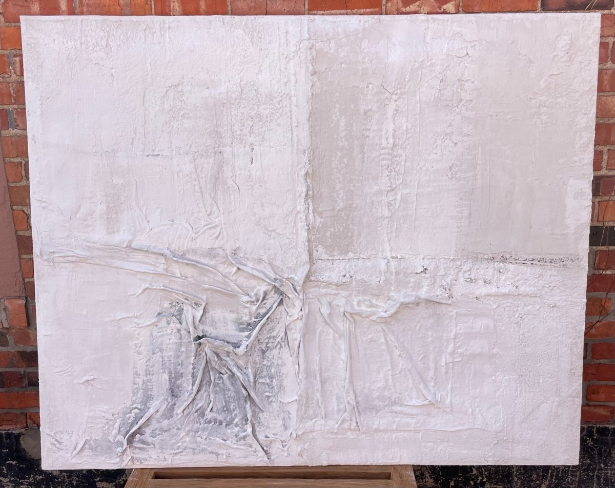 Mixed Media Painting by Sand Breton (2021) 51” x 63” - Homebody Denver