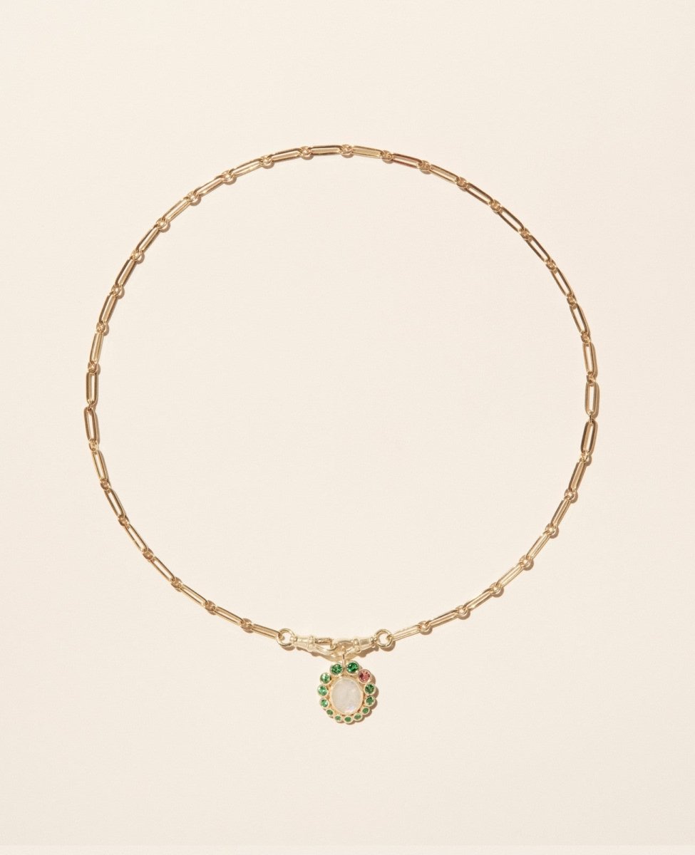 Pascale Monvoisin Jasmine Necklace Tsavorite - Homebody Denver