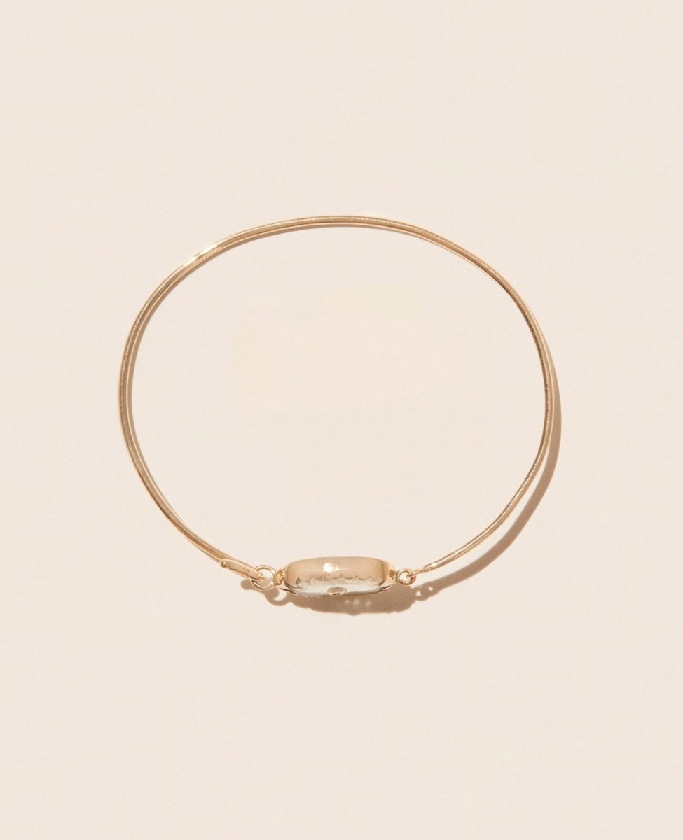 Pascale Monvoisin Orso Bangle Bracelet, 9 Carats Yellow Gold - Homebody Denver
