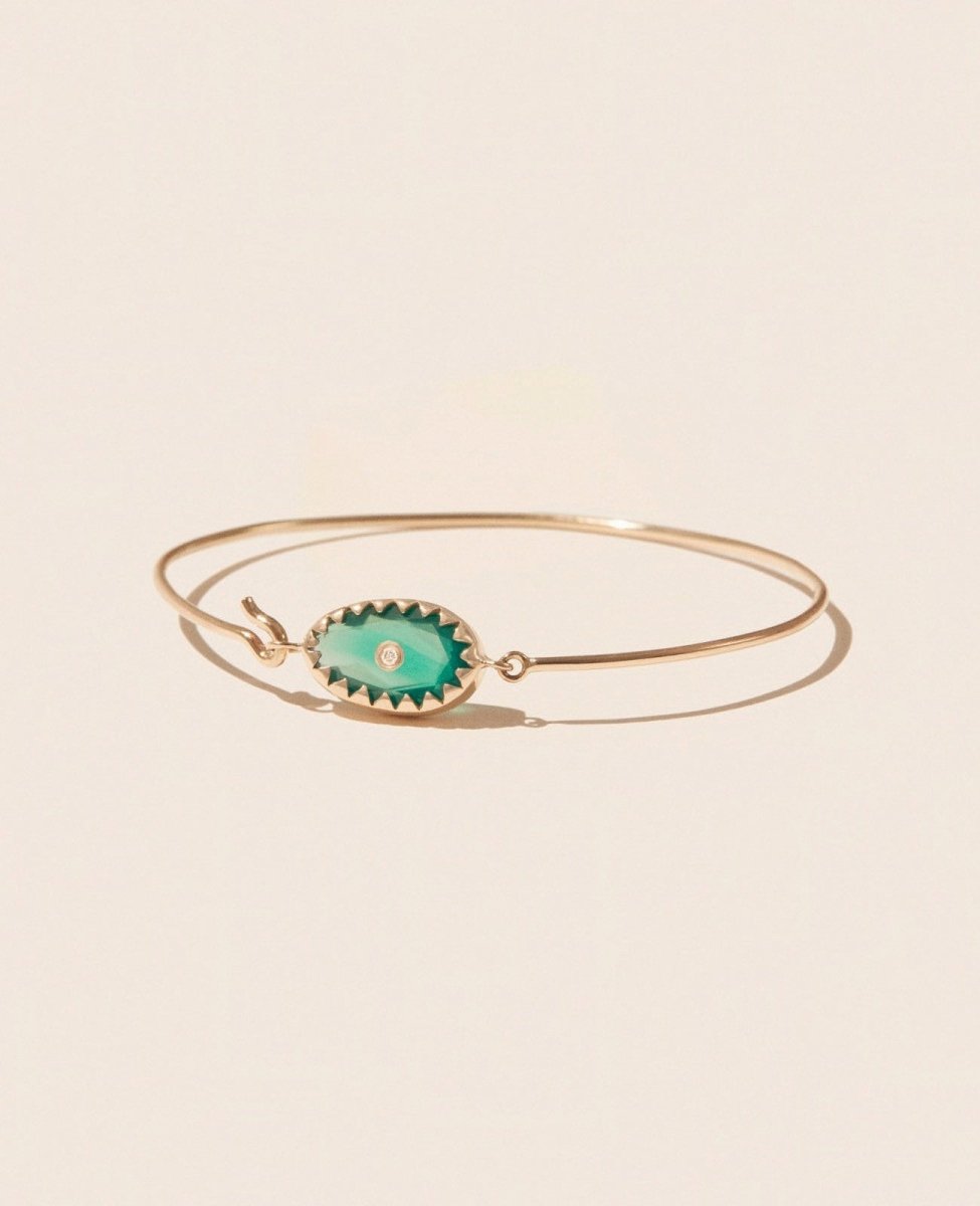 Pascale Monvoisin Orso Bangle Bracelet, 9 Carats Yellow Gold - Homebody Denver