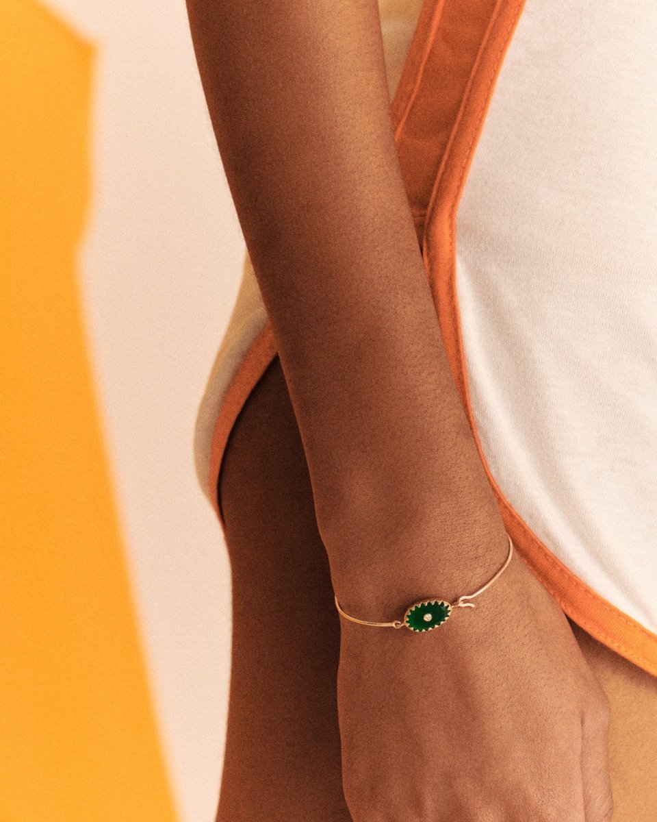 Pascale Monvoisin Orso Bangle Bracelet, 9 Carats Yellow Gold - Homebody Denver