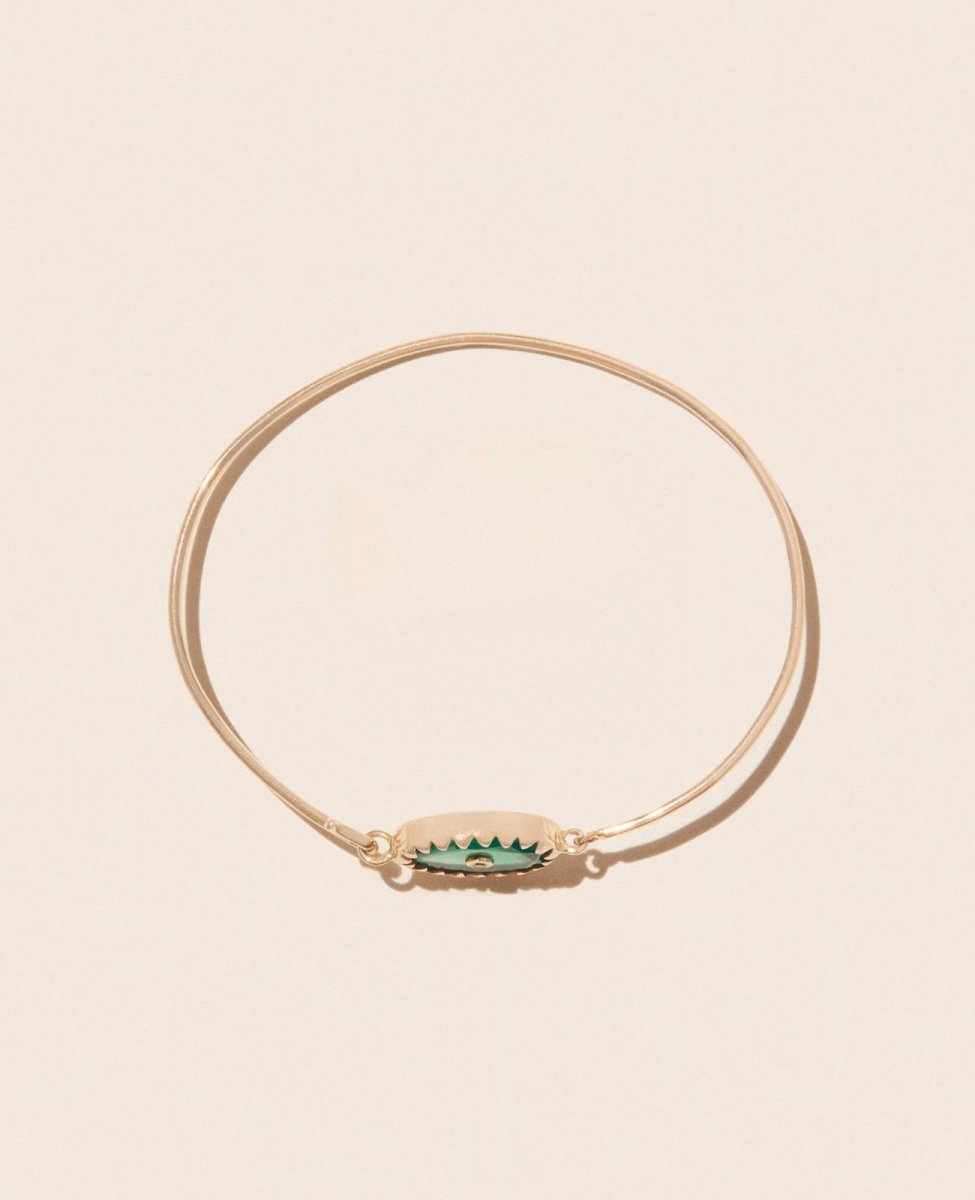 Pascale Monvoisin Orso Bangle Bracelet, 9 Carats Yellow Gold - Homebody Denver
