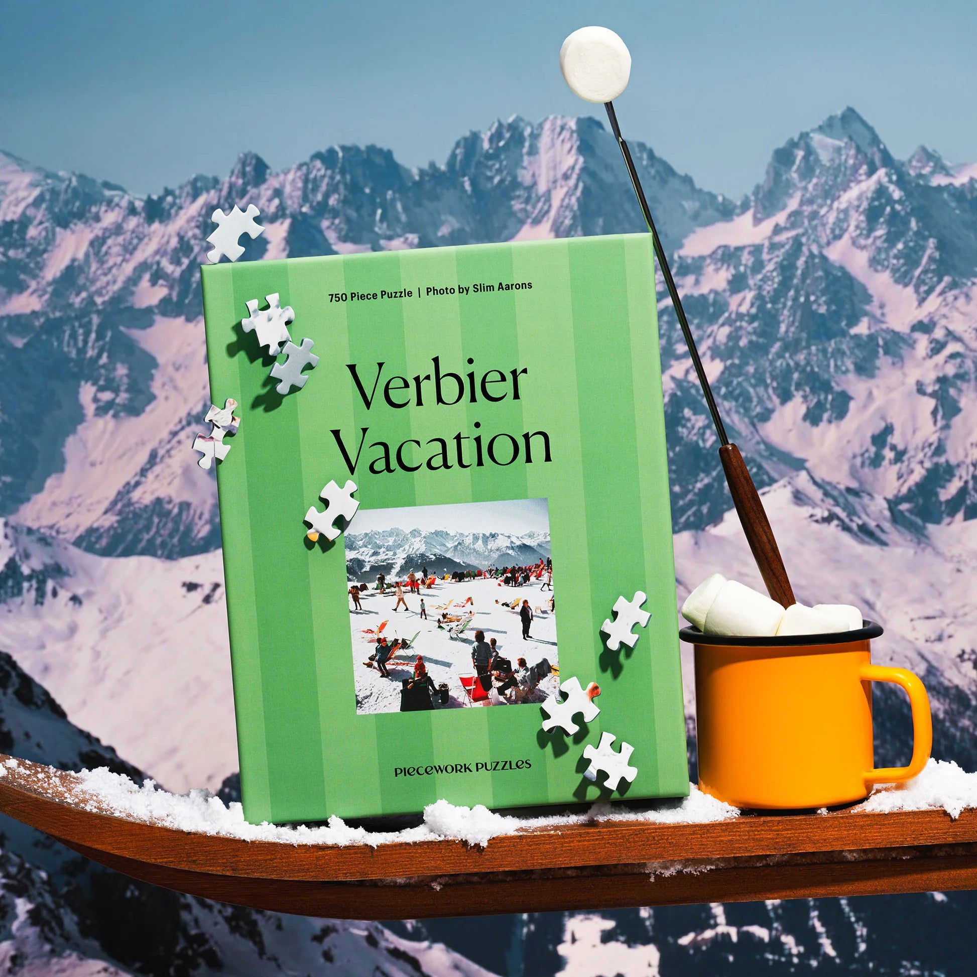 Verbier Vacation - 750 Piece Slim Aarons Puzzle