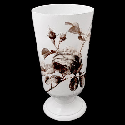 Astier de Villatte Sepia Rose Vase