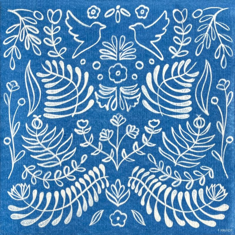 Françoise Paviot Paper Dinner Napkins 16"x16"