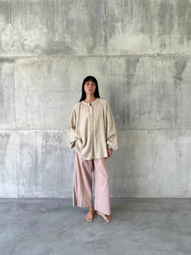 Terlalu Blouse, 100% Linen, One Size
