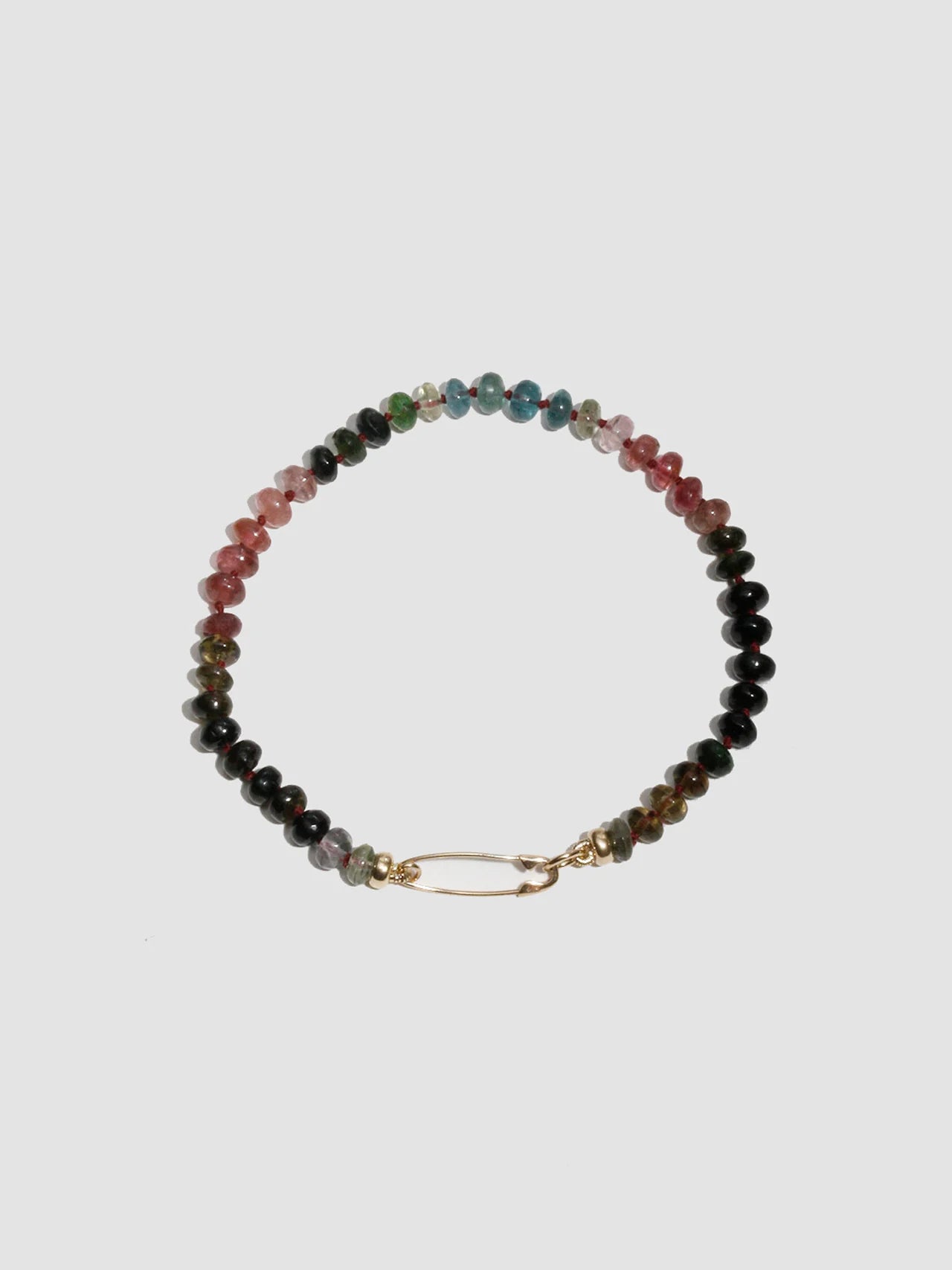 Loren Stewart Tourmaline Safety Pin Bracelet