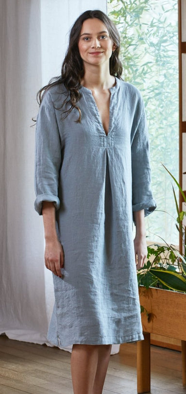 100% Linen Patterned Caftan-One Size - Homebody Denver