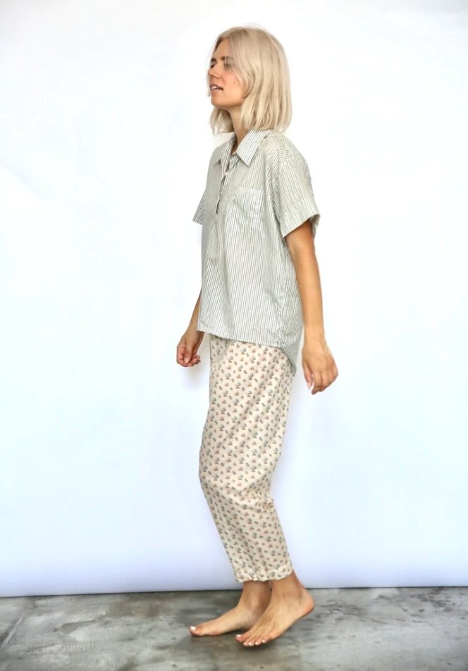 100% Organic Cotton Short Sleeve Night Shirt - Homebody Denver
