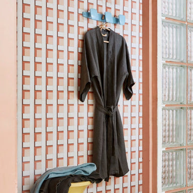 100% Washed Linen Kimono Robe - OS - Homebody Denver
