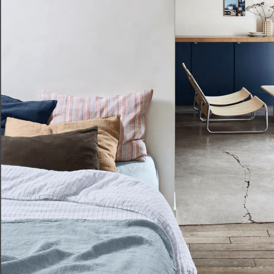 Linge Particulier Linen Solid Standard Pillowcase - Homebody Denver