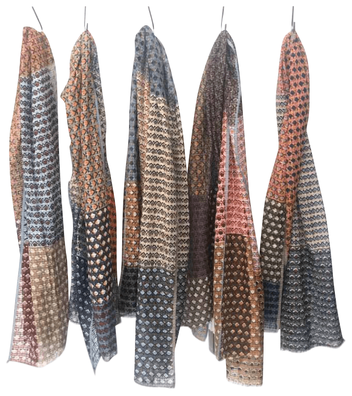 60% Cotton/40% Silk Scarf PS-1864