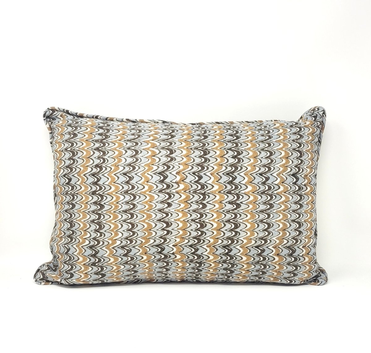 Block Printed Linen Cushion 30 x 45cm - Homebody Denver