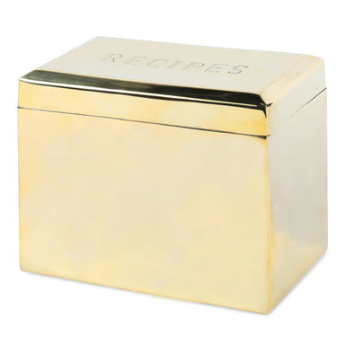 Brass Recipe Box - Homebody Denver