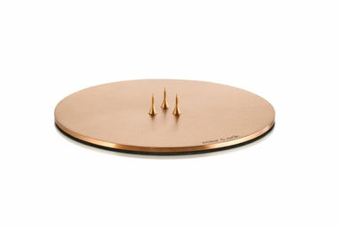 Candle Plate with Spikes, Rose Gold Matte - Homebody Denver