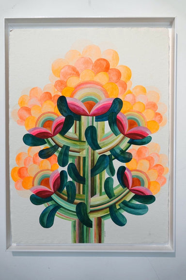 Caroline Rennequin Flower Painting Medium 22" x 30" - Homebody Denver