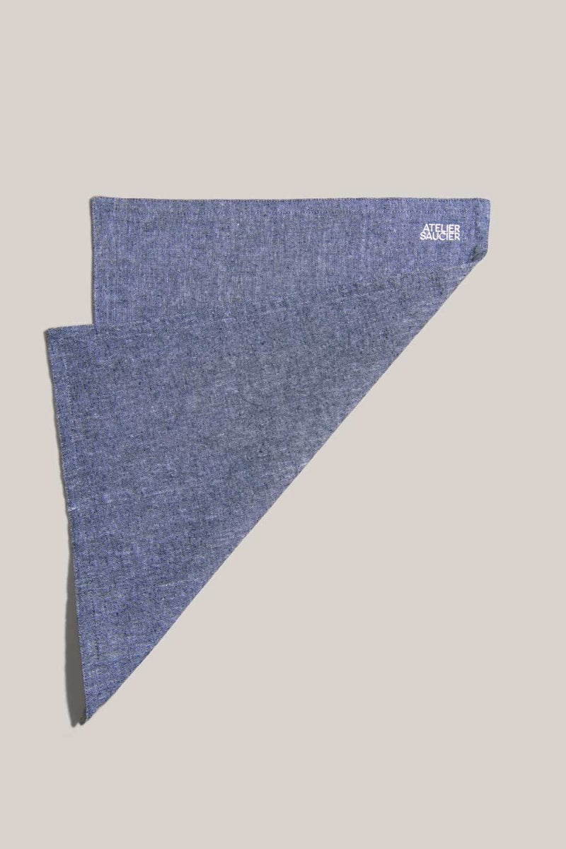 Charcoal Chambray Placemat - Homebody Denver