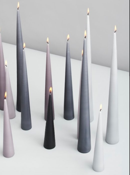 Cone Candle 8.86" - Homebody Denver