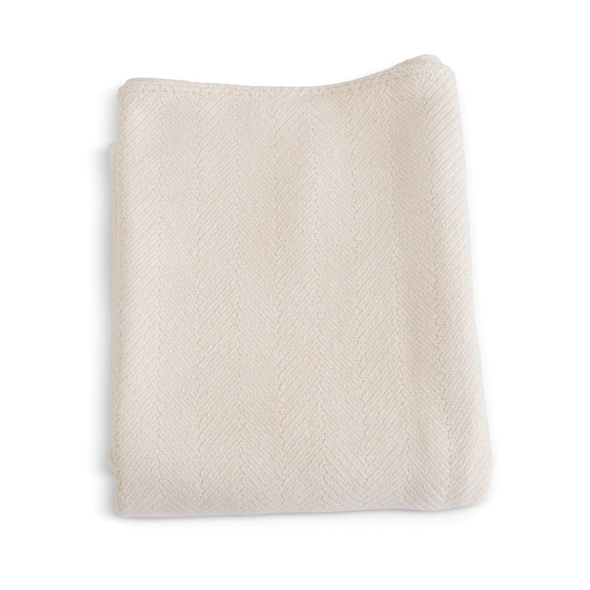 Cotton Blanket Herringbone, Full/Queen - Homebody Denver
