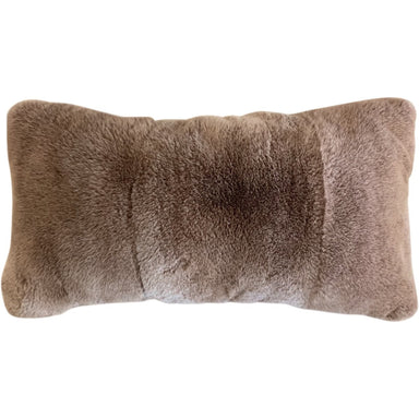 Maison de Vacances Cushion Rex Snow Top Rabbit/Linen 25 x 50cm - Homebody Denver