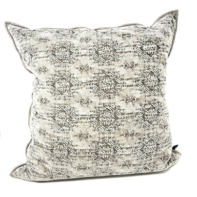 Cushion Vice Versa Stone Washed Jacquard Kilim 50 x 50cm - Homebody Denver