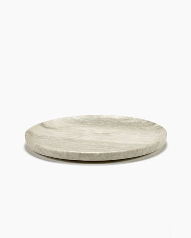 Dune Oval Tray, Light Brown Marble - Homebody Denver