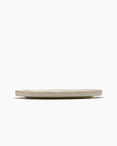 Dune Oval Tray, Light Brown Marble - Homebody Denver