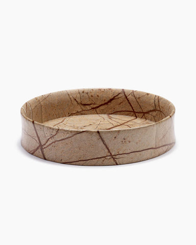 Dune Tray Small Brown Marble - Homebody Denver