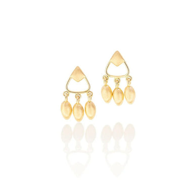 Fiore Wylde Pair Sundrop Petite Priestess Earrings 18kt. Yellow Gold - Homebody Denver