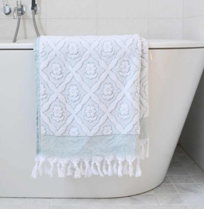 Flower Bath Towel - Homebody Denver