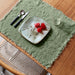 Fringed Linen Table Mat - Homebody Denver