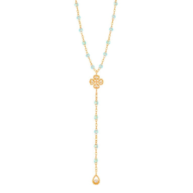 Gigi Clozeau Classic Rosary Lucky Lotus Necklace 17.7" 18kt. - Homebody Denver
